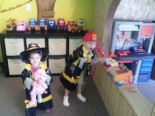 Purple monkey playroom