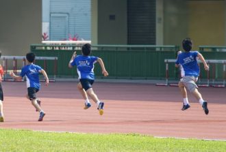 Kids running