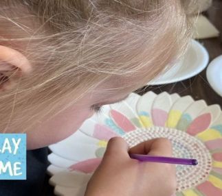 claytime pottery girl painting