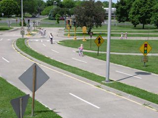 Bicycle safety town