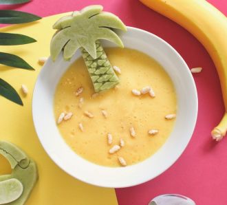a delicious bowl of homemade baby food
