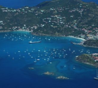 St Kitts aerial view