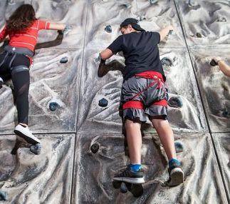 off the wall gamezone rock climbing