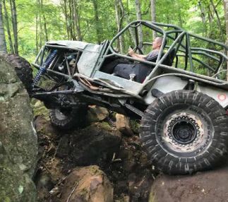 burning rock off road jeep bike ATV in West Virginia fun things with active kids