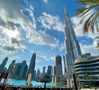 The Burj Khalifa in Dubai