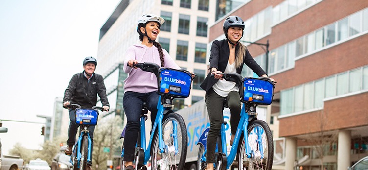 Blue Bikes Fun